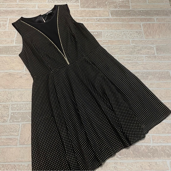 Express black and gold dress size 12 - Picture 1 of 5